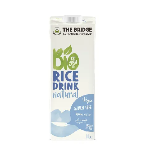 Bebida de Arroz Natural Bio The Bridge, 1 L - Imagen 2