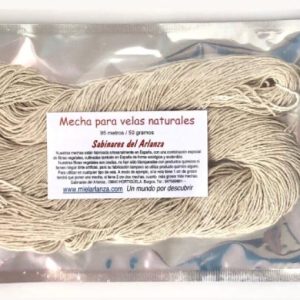 MECHA PARA VELAS NATURALES 95 METROS 50GR