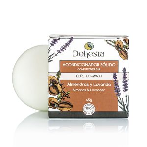 Acondicionador Sólido BIO con Almendras y Lavanda, 65g. Dehesia