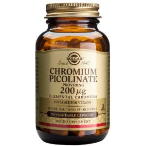 Cromo Picolinato, 200mcg. 90cap. Solgar