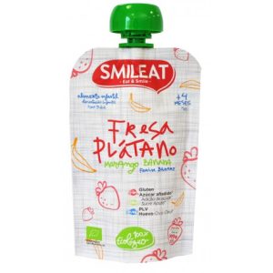 Pouch de Fresa y Plátano Bio 100g