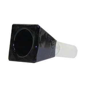Bong Bowl de Cristal Rectangular Cube Negro 18mm