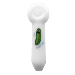 Pipa de Cristal Blanca 12cm Cartoons 3