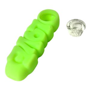 Love Pipa de Silicona Verde 12cm