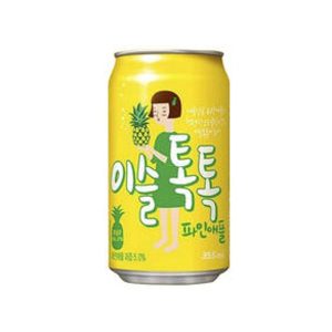 Vino de Arroz Coreano Soju Sabor Piña Jinro Lata 335ML