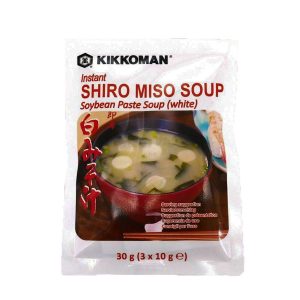 Sopa de miso blanco y alga wakame KIKKOMAN 30g