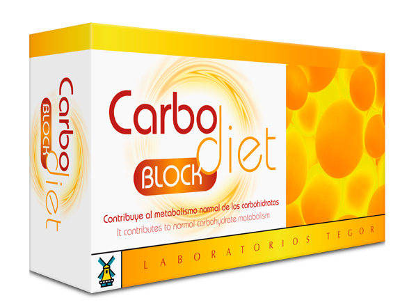 CARBODIET BLOCK 60 CAPS TEGOR - Imagen 2