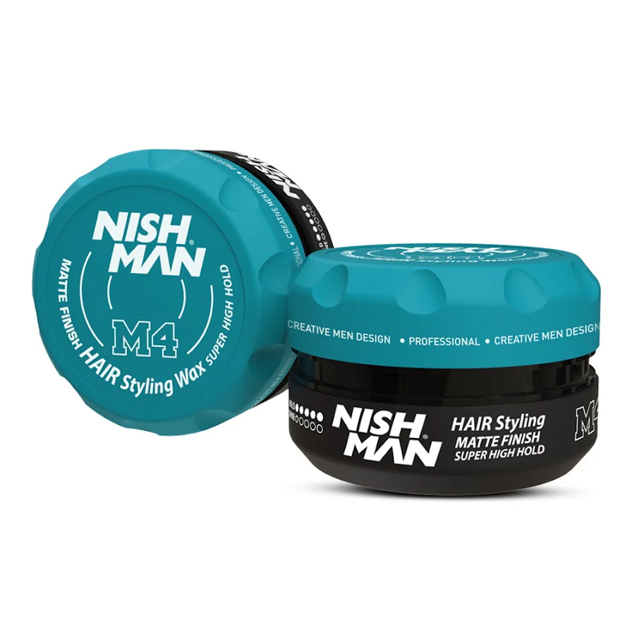 Cera Matte NishMan M4 Matte Finish de Fijación Ultra Fuerte 100ml - Imagen 2