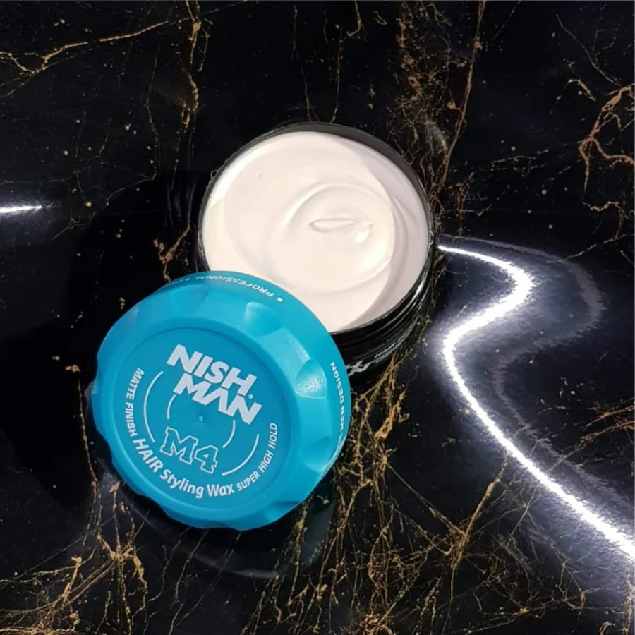 Cera Matte NishMan M4 Matte Finish de Fijación Ultra Fuerte 100ml - Imagen 5